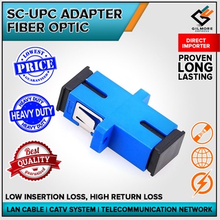 50 Pcs FTTH SC/UPC-SC/UPC Fiber Optic Adaptor Coupler SC Female - SC Female UPC Simplex High Quality