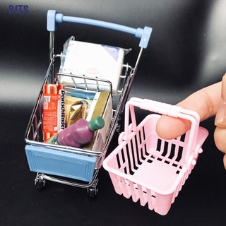 Dollhouse Miniature Shopping Basket Pretend Play Toys furniture