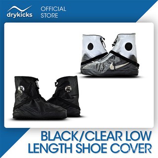 Drykicks Black/Clear Low Length Shoe Cover