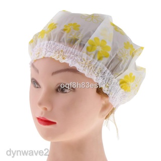Waterproof Elastic Shower Cap Bath Salon Hair Head Makeup Cover Hat