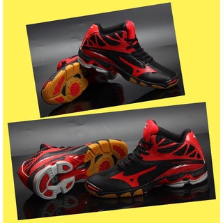Volleyball Shoes┋❈mizuno Volleyball shoes men's high-top training shoes professional ultra-light vol (4)