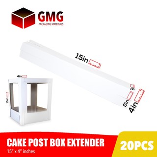 gift✈GMG Cake Post Box Extender 15 x 4 inches (20pcs)