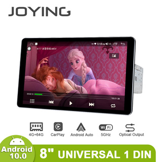 JOYING 8 Inch 1Din GPS Multimidia Android 10 Car Radio Stereo HD1280*800 Universal Head Unit Auto C