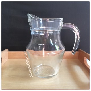 Glass Pitcher Jug - Montessori Water Pouring Activity Tool