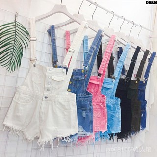 High Back Waist Summer Wide Day Hair Loose 42021 Pants Denim _ Students Hole
