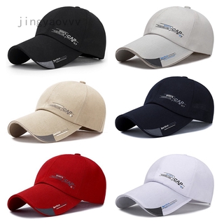Multi-color optional long-brimmed baseball caps men's sun hats