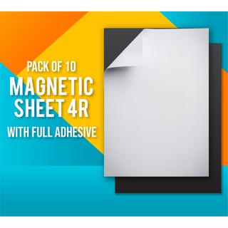 Magnetic Sheet A4/4R Size Ref Magnet (10 Sheets/Pack)