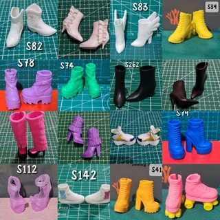1 Pair Multicolor Plastic Barbie Doll Shoes for Toys Accessories
