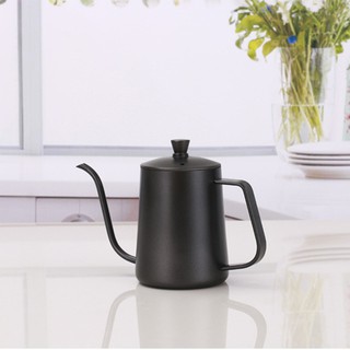 Stainless Steel Hand Drip Coffee Pot Pour Over Gooseneck Tea Kettle 600ml