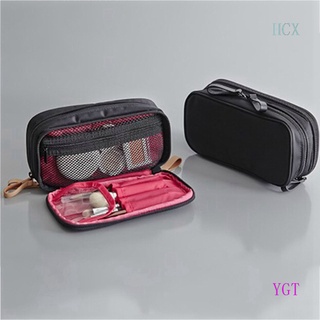 HCX Womens Travel Cosmetic Makeup Bag Brush Holder Case Toiletry Organizer Box Nylon