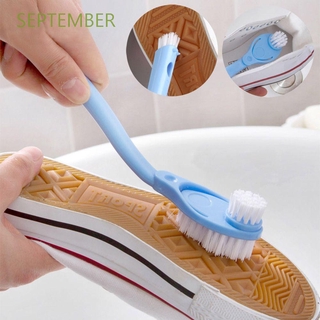 SEPTEMBER Hot Shoes Brush Home Plastic Cleaning Supplies Washing Shoes New Cleaning Scrubber Cleaner Tool Double Long Handle Brush