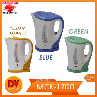 xd09.14❣✠✁Micromatic MCK-1700 Electric Kettle 1.5Liters