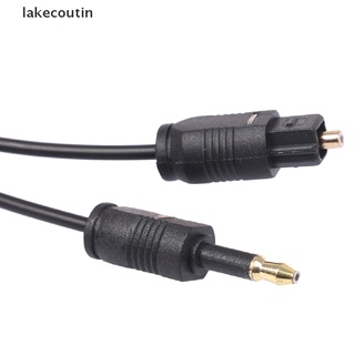 {lakecoutin} 1.96Ft Toslink Male to Mini Plug 3.5mm Male Digital Optical SPDIF Audio Cable hye