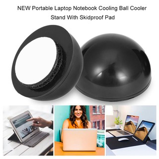 ✎♤♂NEW Portable Laptop Notebook Cooling Ball Cooler Stand With Skidproof Pad