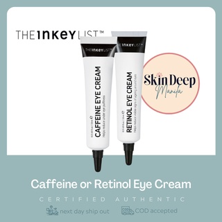 The Inkey List Caffeine or Retinol Eye Cream 15ml