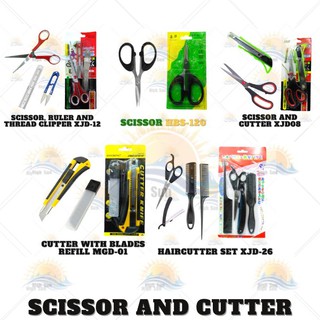 Colorful Scissors set, Knife set, Kitchen cutter and parlor tools set