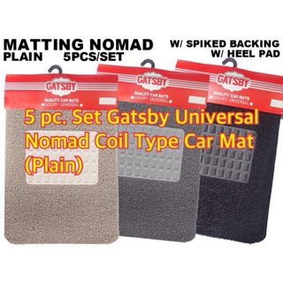 5 PC. SET GATSBY NOMAD UNIVERSAL COIL TYPE CAR MATTING