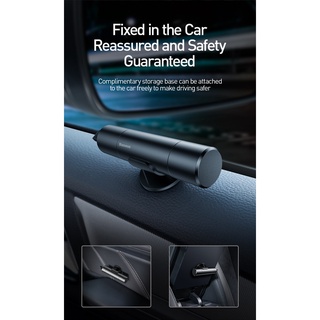 Baseus Car Safety Hammer Car Window Glass Breaker Auto Seat Belt Cutter Knife Mini Life-Saving Escape Hammer Car Emergency Tool (9)