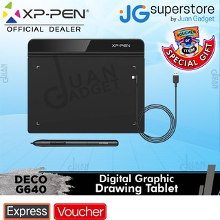 【Ready Stock】○❡❁XP-Pen Star G640 6 x 4 Inches Ultra Thin Drawing Tablet with 8192 Levels Battery-Fre