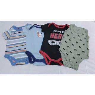 Baby Clothes Onesies - Preloved | Carters 4pcs