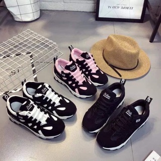 Korean shoes good quality affordable colors black pink white