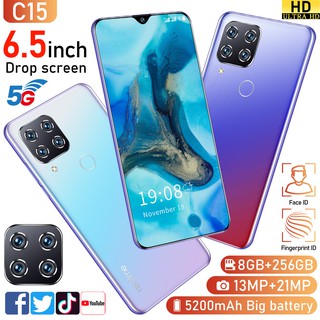 [Free shipping]realme C15 8GB+256GB phone Mobiles SmartPhone Android Ultra-thin Mobile Cellphone