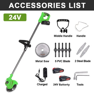 ✺24V 36V 48V Electric Lawn Mower Grass Trimmer Cordless electric lawn mower portable garden pruning