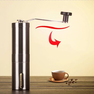 Stainless Steel Manual Coffee Grinder Conical Burr Mill for Precision Brewing (6)