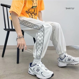 Men's Pants Spring and Summer Straight Casual Sports Pants Loose Wide Leg Trendy Jogger Pants All-Matching Student Sweatpants Men