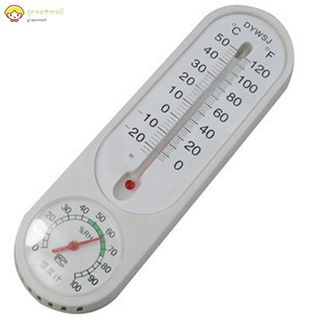 GM New Hanging Outdoor Indoor Household Thermometer Temp Mercury Pointer Hygrometer
