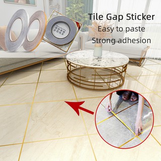 50M/Roll Tile Caulking Sticker Room Waterproof Mildew Proof Wall Seam Floor Decoration Wall Floor Tape Sticker