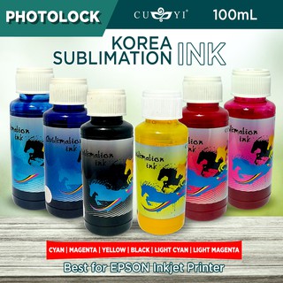 100ml CUYI Korea Sublimation Ink for Epson Modified Printer for Sublimation Paper (anti-clogged)