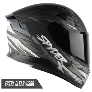 Spyder Full-face Helmet with Dual Visor Recon 2.0 GD S7_SHATTER (Free Visor)