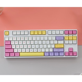 [Keycaps] Ice cream Mechanical keyboard keycaps cherry profile QX1 height PBT 134 keys support 61/64/68/75/84/87/96/980/104/108 profile keyboard (5)