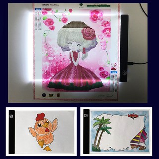 CHUA A3/A4/A5 Drawing Tablet Digital Graphics Pad LED Light Box Copy Board Writing Pad Art Painting