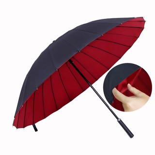 Long Handle Big Golf Umbrella Women Gifts Travel Parasol Rain Umbrella Men Quality 24K Strong Double