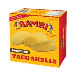 Bambi Bubbling Taco Shells 180g
