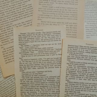 Vintage Book Pages stationery paper design
