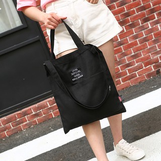 Women's Casual Shoulder Canvas Bag Eco Shopping Handbags Bag (3)