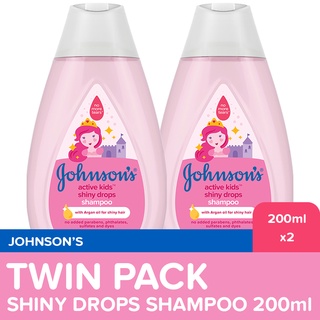 Johnson's Active Kids Shiny Drops Shampoo 200ml Twin Pack