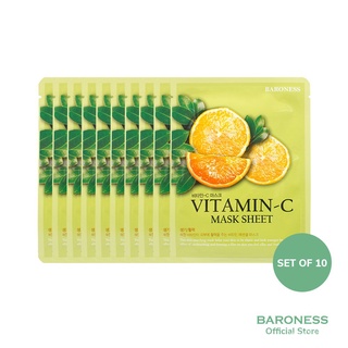 BARONESS Vitamin-C Mask Sheet (Set of 10) DIxa