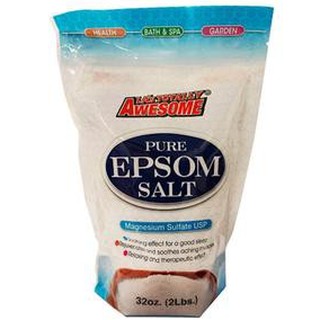 2lbs PURE Epsom Salt Laxative Muscle Relaxant Magnesium Sulfate Plants And Human Use