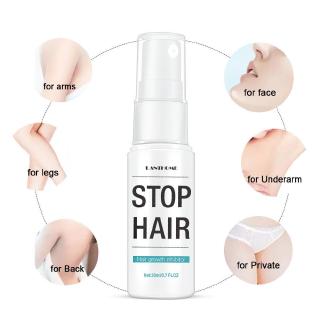 Permanent Removal Hair Essence Inhibitor Hair Repair Smooth Body Spray 20ml