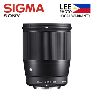 Sigma 16mm F1.4 DC DN Contemporary Lens for Sony E - (Lee Photo)
