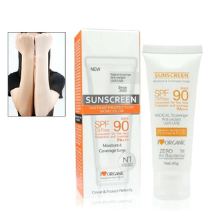 Summer SPF90+ Waterproof Sunscreen Lotion Face Body Skin Care Intensive UV Sunblock Moisturizing Cream