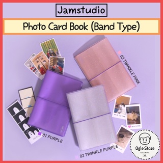 Jamstudio PhotoCard Book Band Type Photocard Album Korean Photocard Binder Korea Stationery Oglestore