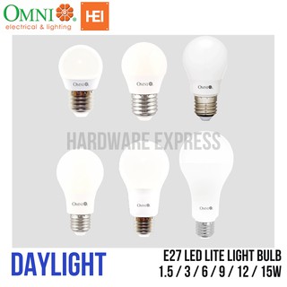 Omni E27 LED Lite Light Bulb DAYLIGHT