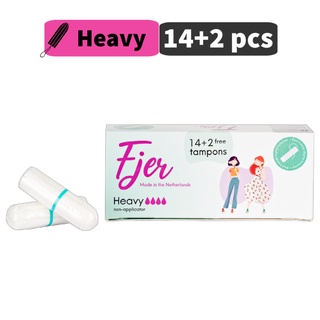 ❖►Fjer 16 tampons Non applicator tampons PER BOX (Heavy) 14+2 free