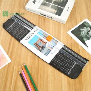 COD❁ Portable Paper Cutter A3 Precise Plastic Base Stationery Knife Scrapbook Trimmer