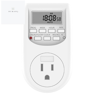 LCD Digital Programmable Timer Switch Electronic Timer Socket Household Appliances for Home Garden Devices US Plug